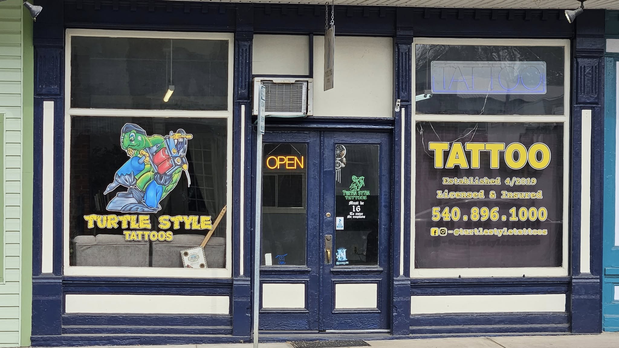 Turtle Style Tattoo Company building exterior